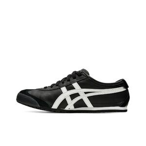 Shoes: sneakers  ASICS Onitsuka Tiger Mexico 66 Black White Size: US W 9